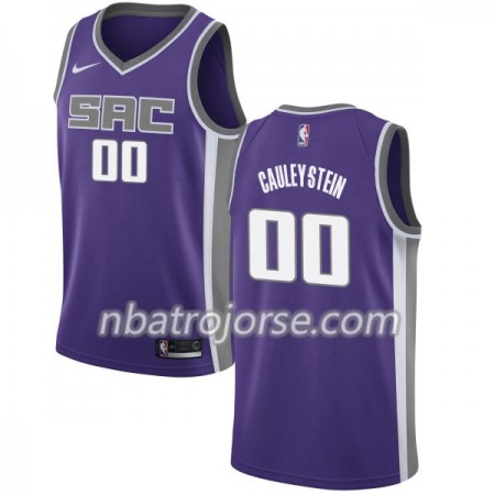 Män Sacramento Kings Tröja Willie Cauley-Stein 00 Nike 2017-18 Lila Swingman